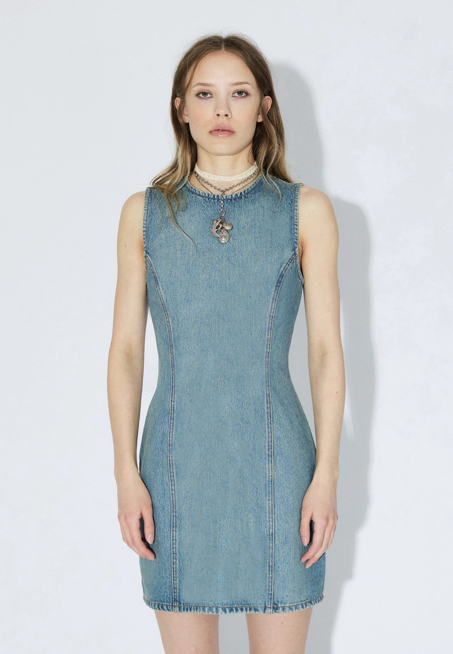 DR DENIM CALISTA Γυναικείο Φόρεμα - Μπλε