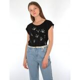 IRIEDAILY  La Fleur  Κοντομάνικο - Μαύρο