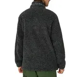 BILLABONG BOUNDARY TOMBSTONE FLEECE HALF ZIP PULLOVER - Black Heather