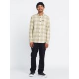 VOLCOM CADEN PLAID Ανδρικό Πουκάμισο - Μπεζ