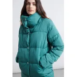 24COLOURS PUFFER Γυναικείο Μπουφάν - Πράσινο