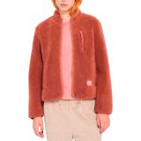VOLCOM WUZER FUZZAR SHERPA SWEATSHIRT - Chestnut Brown