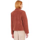 VOLCOM WUZER FUZZAR SHERPA SWEATSHIRT - Chestnut Brown