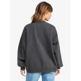 ROXY LINEUP OVERSIZED CREW Γυναικείο Φούτερ - Ανθρακί