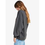 ROXY LINEUP OVERSIZED CREW Γυναικείο Φούτερ - Ανθρακί