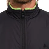 VOLCOM SIDESTONE REVERSIBLE JACKET - Black