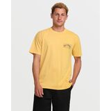 BILLABONG ORIGINAL ARCH PREMIUM WAVE WASH Ανδρικό Κοντομάνικο - Κίτρινο