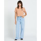 VOLCOM DIAL CROP Γυναικείο Κοντομάνικο - Καφέ