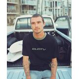 RUSTY THE HUSTLE Ανδρικό Κοντομάνικο - Μαύρο
