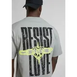 KARL KANI WOVEN SIGNATURE RESIST LOVE Ανδρικό Κοντομάνικο - Γκρι