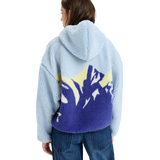 ROXY CHLOE KIM PRINT Γυναικείο Φλις - Γαλάζιο