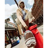 SPRAYGROUND CREAM AND BROWN TEAR CHECK Τσάντα Πλάτης