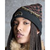 SPRAYGROUND GOLD CHAIN CHECK Σκουφάκι - Καφέ