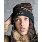 SPRAYGROUND GOLD CHAIN CHECK Σκουφάκι - Καφέ