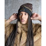 SPRAYGROUND GOLD CHAIN CHECK Σκουφάκι - Καφέ