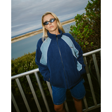 RUSTY TWO TIDES ZIP THROUGH SHERPA Γυναικείο Φλις - Μπλε