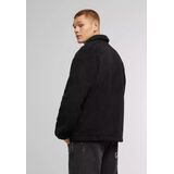 KARL KANI METAL SIGNATURE TEDDY POLO - Black