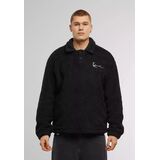 KARL KANI METAL SIGNATURE TEDDY POLO - Black