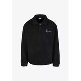 KARL KANI METAL SIGNATURE TEDDY POLO - Black