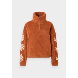 BILLABONG SUN FUN HALF ZIP Γυναικείο Φλις - Καφέ