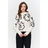 24COLOURS Γυναικείο Πουλόβερ - Λευκό