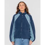 RUSTY TWO TIDES ZIP THROUGH SHERPA Γυναικείο Φλις - Μπλε