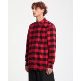 VOLCOM CADEN PLAID Ανδρικό Πουκάμισο - Κόκκινο