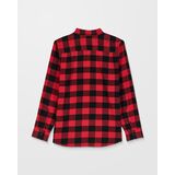 VOLCOM CADEN PLAID Ανδρικό Πουκάμισο - Κόκκινο