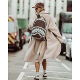 SPRAYGROUND CREAM AND BROWN TEAR CHECK Τσάντα Πλάτης