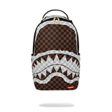 SPRAYGROUND CREAM AND BROWN TEAR CHECK Τσάντα Πλάτης