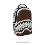 SPRAYGROUND CREAM AND BROWN TEAR CHECK Τσάντα Πλάτης