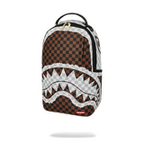 SPRAYGROUND CREAM AND BROWN TEAR CHECK Τσάντα Πλάτης