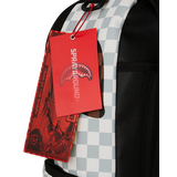 SPRAYGROUND CREAM AND BROWN TEAR CHECK Τσάντα Πλάτης