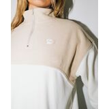 RUSTY TONAL DIVISION HALF ZIP POLAR Γυναικείο Φλις - Εκρού