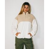 RUSTY TONAL DIVISION HALF ZIP POLAR Γυναικείο Φλις - Εκρού
