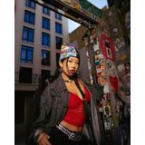 SPRAYGROUND SPLIT GRAFF  Σκουφάκι - Μαύρο