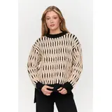 24COLOURS Γυναικείο Πλεκτό Πουλόβερ - Μαύρο