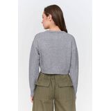 24COLOURS Γυναικεία Ζακέτα - Γκρι