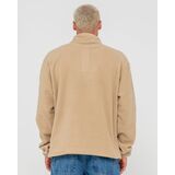 RUSTY CORE DIVISION FLEECE QUARTER ZIP Ανδρικό Φλίς - Μπεζ