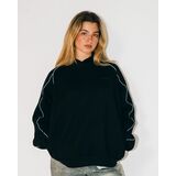 RUSTY CLYDE BAGGY HOODED Γυναικείο Φούτερ - Μαύρο