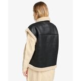 BILLABONG NIGHT LIGHT FAUX SHEARLING Γυναικείο Μπουφάν - Μαύρο