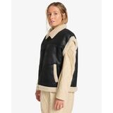 BILLABONG NIGHT LIGHT FAUX SHEARLING Γυναικείο Μπουφάν - Μαύρο