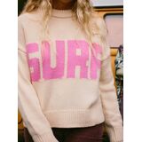 ROXY EXPLORING HEART CREWNECK Γυναικείο Πουλόβερ - Μπεζ