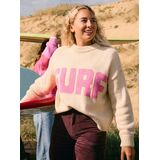 ROXY EXPLORING HEART CREWNECK Γυναικείο Πουλόβερ - Μπεζ