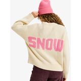 ROXY EXPLORING HEART CREWNECK Γυναικείο Πουλόβερ - Μπεζ