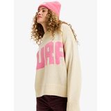 ROXY EXPLORING HEART CREWNECK Γυναικείο Πουλόβερ - Μπεζ
