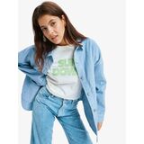 ROXY KICKED BACK WASHED Γυναικείο Κοτλέ Πουκάμισο - Μπλε