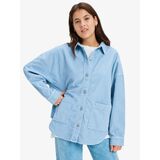 ROXY KICKED BACK WASHED Γυναικείο Κοτλέ Πουκάμισο - Μπλε