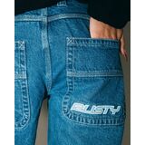 RUSTY FLIP MOMMY LOW RISE TAPELESS DENIM Γυναικείο Παντελόνι - Μπλε