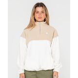 RUSTY TONAL DIVISION HALF ZIP POLAR Γυναικείο Φλις - Εκρού
